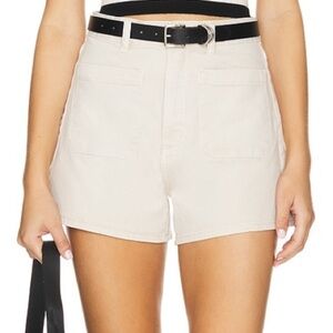 ROLLA’S Mirage High Waisted Women's Cream Shorts
